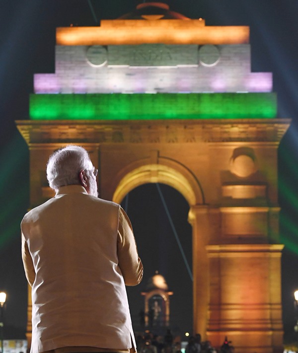 Moments from PM Modi unveiling Kartavya Path, statue of Netaji Subhas Chandra Bose at India Gate