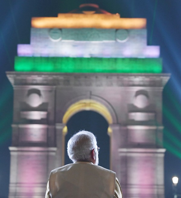 Moments from PM Modi unveiling Kartavya Path, statue of Netaji Subhas Chandra Bose at India Gate