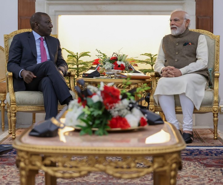 PM Modi holds talks with Kenyan Prez William Samoei Ruto