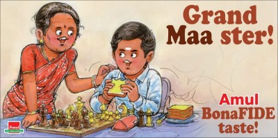 Amul pays heartwarming tribute to young chess icon R. Praggnanandhaa's mother Nagalakshmi