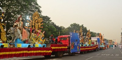 Glimpses from Kolkata's mega Durga Puja Carnival 2023