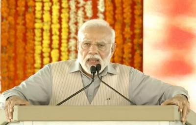 PM modi addresses public meeting in Telangana