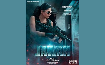 Nayanthara's poster from 'Jawan' out now, SRK calls her 'thunder before the storm'