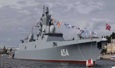 Russian frigate carrying hypersonic weapons will exercise in the Atlantic