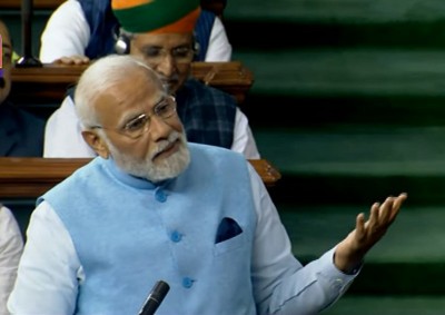 PM Modi addresses Lok Sabha during Budget Session