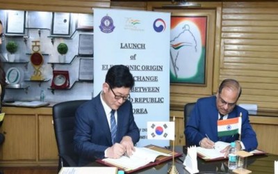 India-Korea Electronic Origin Data Exchange System &#40;EODES&#41; for faster clearance of imported goods launched