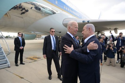 Attack on Gaza hospital seems to be done by other team: US president Joe Biden tells Benjamin Netanyahu as he visits Israel