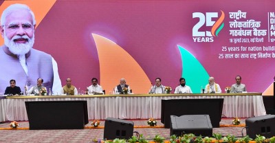 In Images: PM Modi, JP Nadda, and other key NDA partners attending meeting ahead of 2024 polls