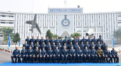 Air Chief Marshal VR Chaudhari attends Commanders Conference of Western Air Command