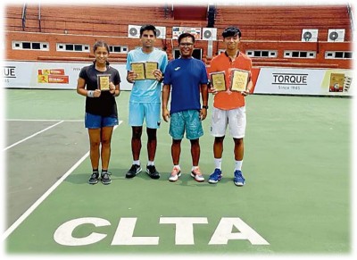 Ashwajit Senjam sweeps titles at CLTA-AITA Championship Series Tennis Tournament