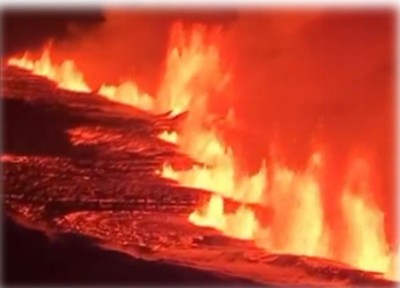 Iceland volcano erupts on Reykjanes peninsula after weeks of intense earthquake activities in the region