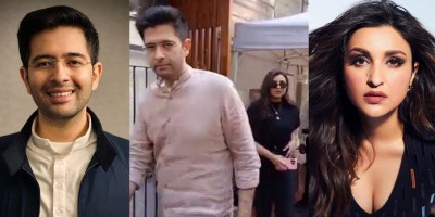 Amid dating rumours, Parineeti Chopra, Raghav Chadha visit Manish Malhotra's house