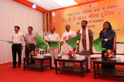 The Bharat Gaurav tourist train tour on Ambedkar Circuit flagged off from New Delhi