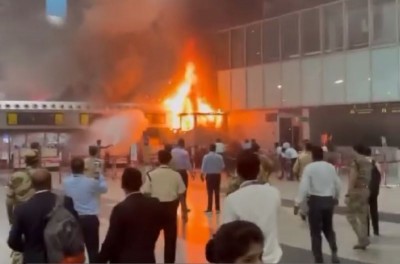 Fire breaks out at Kolkata airport security check-in area, situation under control, says officials