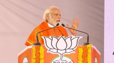 PM Modi addresses meeting in Karnataka's Bellari