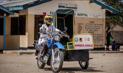 Motorbike ambulance saves mothers and babies in Kenya: UNFPA