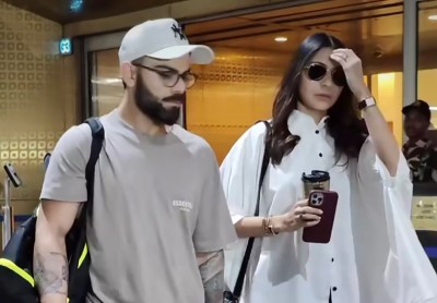 Virat Kohli, Anushka Sharma return home after RCB crash out of IPL 2023