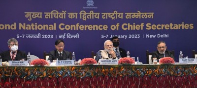 PM Modi attends conference of chief secretaries in Delhi