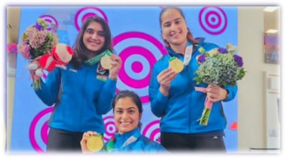 Asian Games: Indian shooters grab gold in 25m pistol, silver in 50m rifle 3 position team events