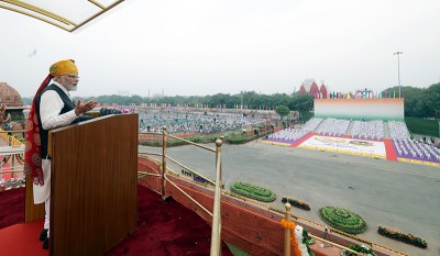 PM Modi addresses nation from Red Fort as India celebrates Independence Day