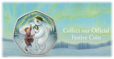 The Royal Mint celebrates 'The Snowman' by releasing official 50p coin