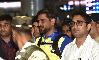 IPL 2023: MS Dhoni in Kolkata for KKR-CSK match