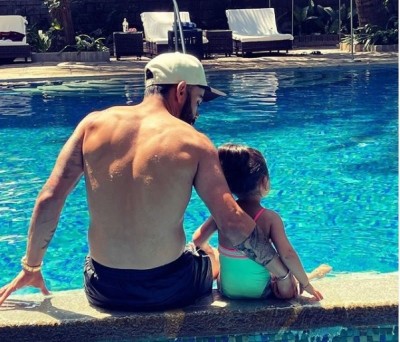 Virat Kohli shares adorable pool time image with daughter Vamika: Check here