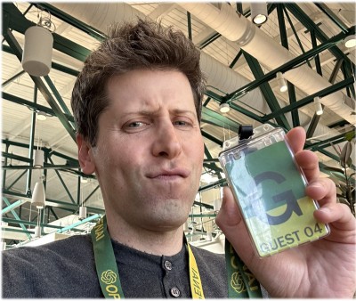 Sacked Open AI CEO Sam Altman posts picture from firm's HQ amid reports of return