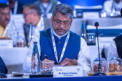 AIFF president Kalyan Chaubey chairs AGM in Bengaluru