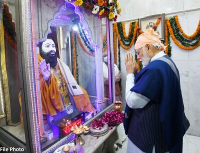 PM Narendra Modi pays tributes to Sant Ravidas on his birth anniversary