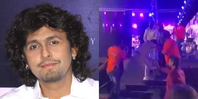 Sonu Nigam manhandled by Shiv Sena MLA's son at Mumbai music festival, his aide thrown off stage