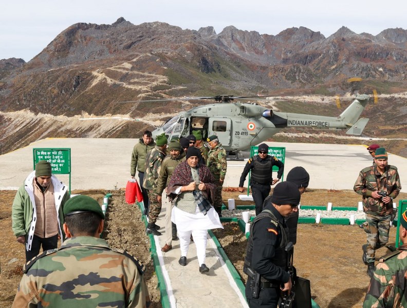 Defence Minister Rajnath Singh visits Tawang