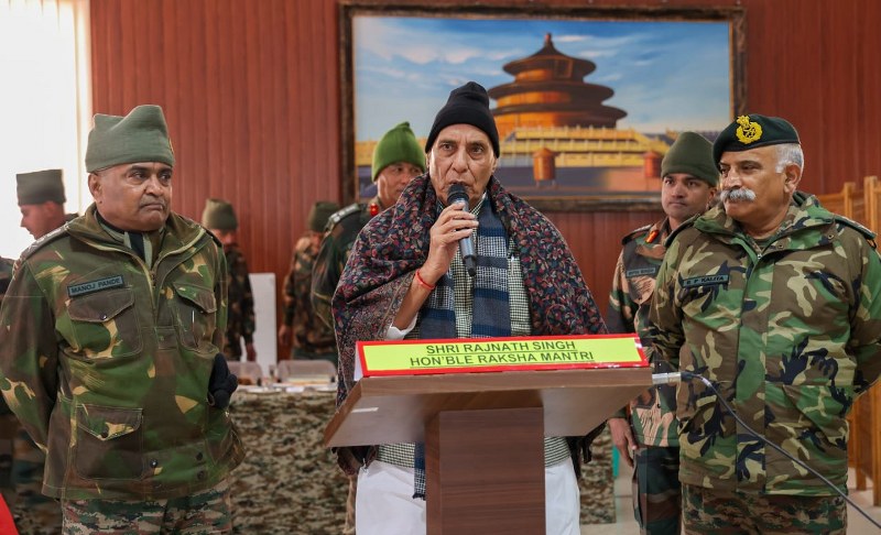 Defence Minister Rajnath Singh visits Tawang