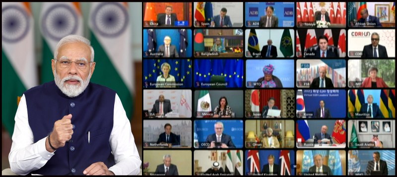 PM Modi virtually addresses G20 Summit