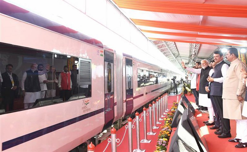 PM Modi flags off 2 Vande Bharat Express from Mumbai