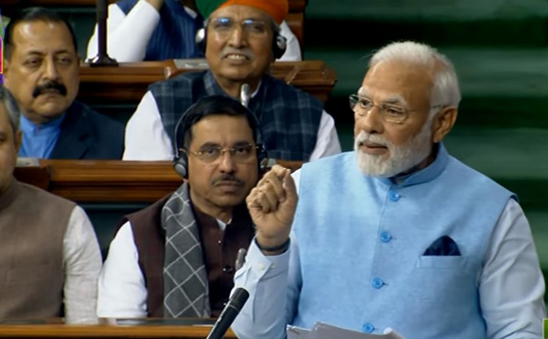 PM Modi addresses Lok Sabha during Budget Session