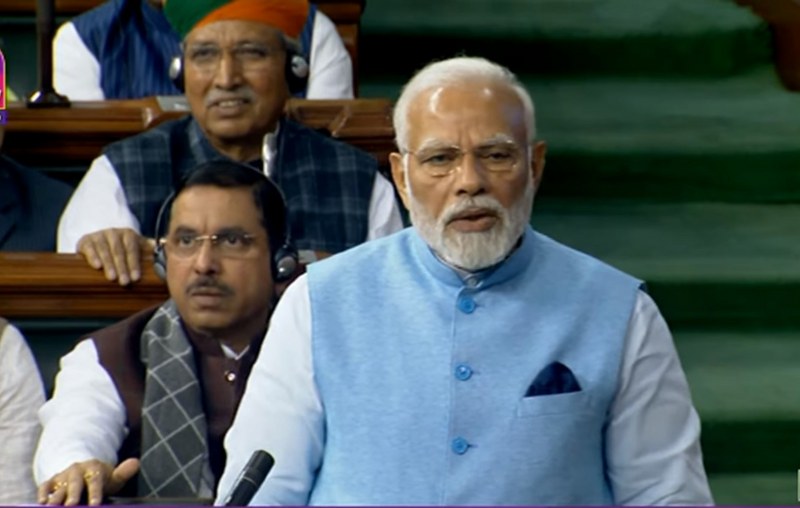 PM Modi addresses Lok Sabha during Budget Session