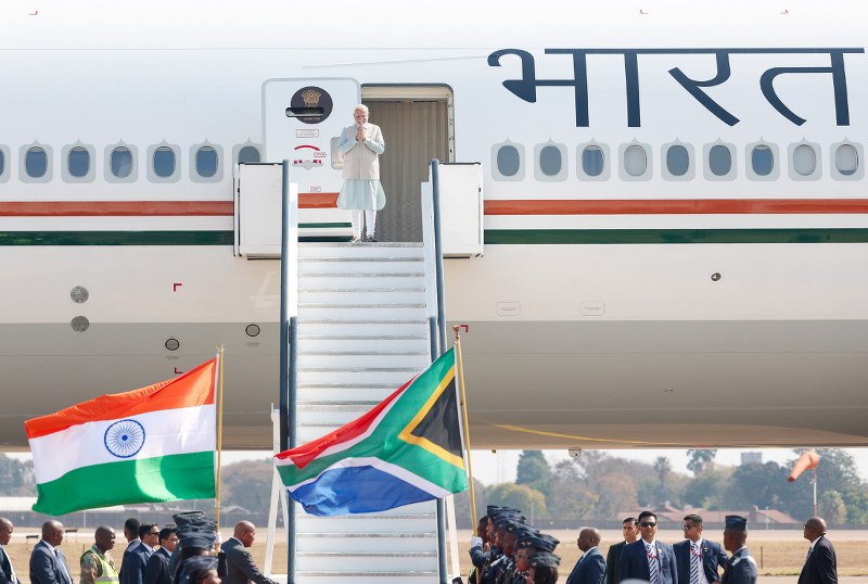 BRICS Summit: PM Modi accorded ceremonial welcome at South Africa's Johannesburg