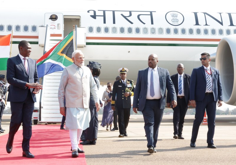 BRICS Summit: PM Modi accorded ceremonial welcome at South Africa's Johannesburg