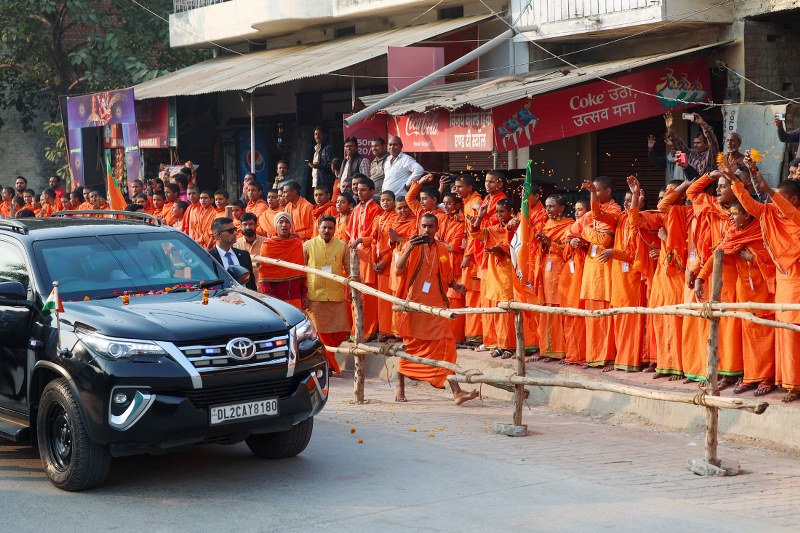 Narendra Modi visits his constituency Varanasi