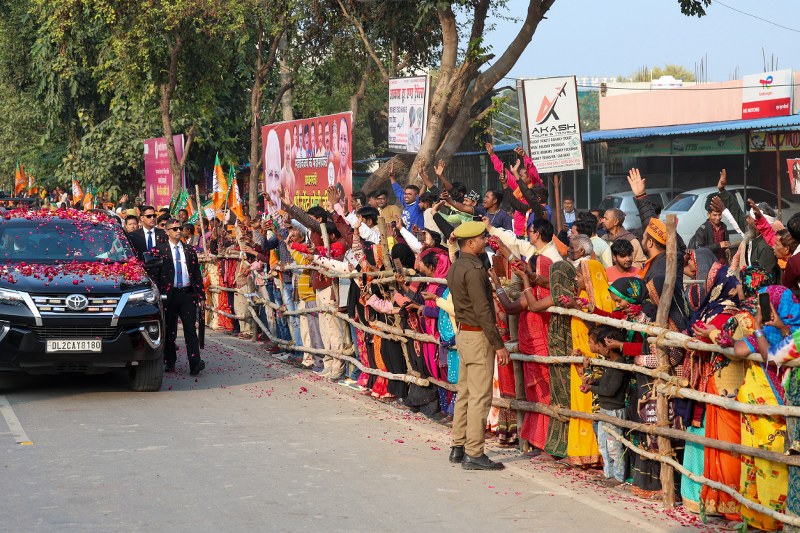 Narendra Modi visits his constituency Varanasi