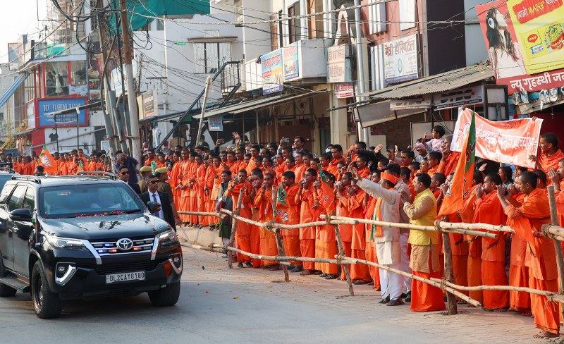 Narendra Modi visits his constituency Varanasi