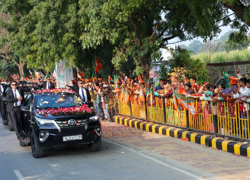 Narendra Modi visits his constituency Varanasi