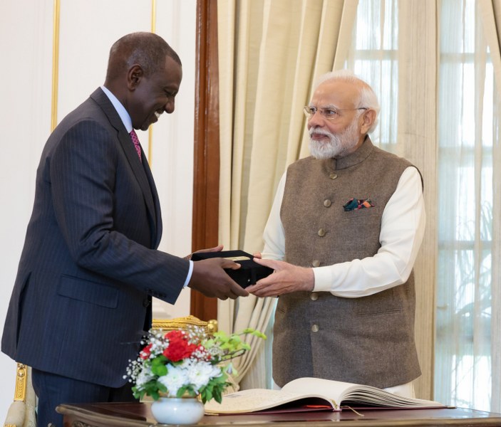 PM Modi holds talks with Kenyan Prez William Samoei Ruto