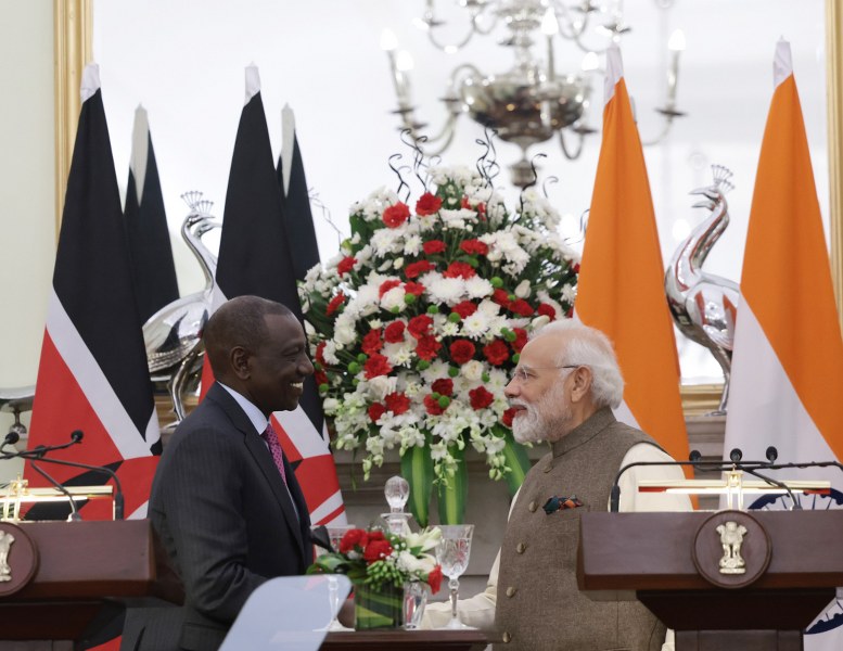 PM Modi holds talks with Kenyan Prez William Samoei Ruto