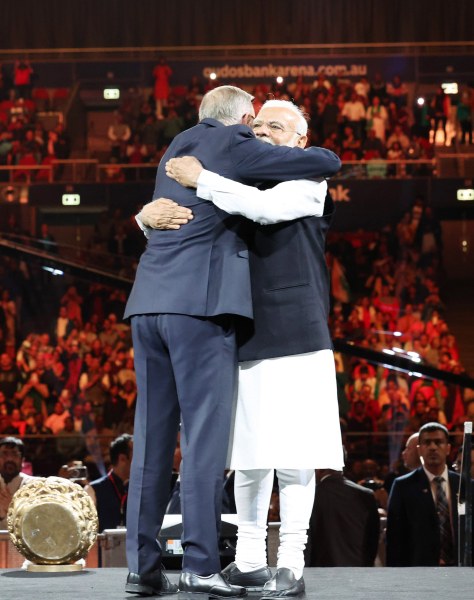 PM Modi addressing Indian community in Sydney