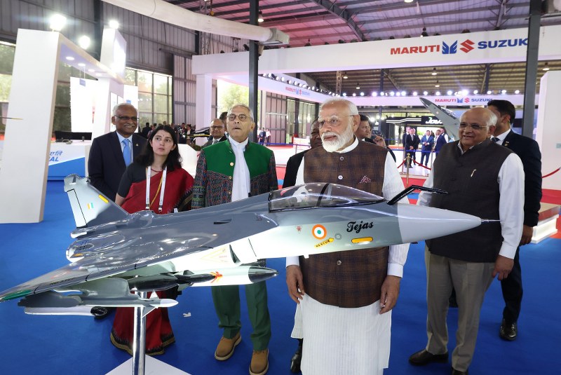 PM Modi visits Vibrant Gujarat trade show