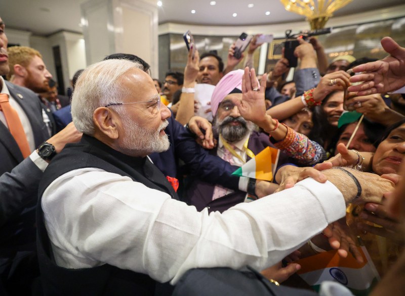 Narendra Modi arrives in New York