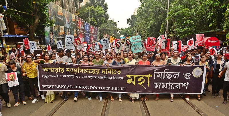 West Bengal junior doctors ramp up protests over RG Kar case