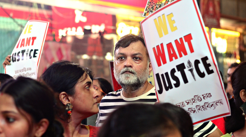 Kolkata’s Presidency University demands justice for RG Kar rape-murder victim